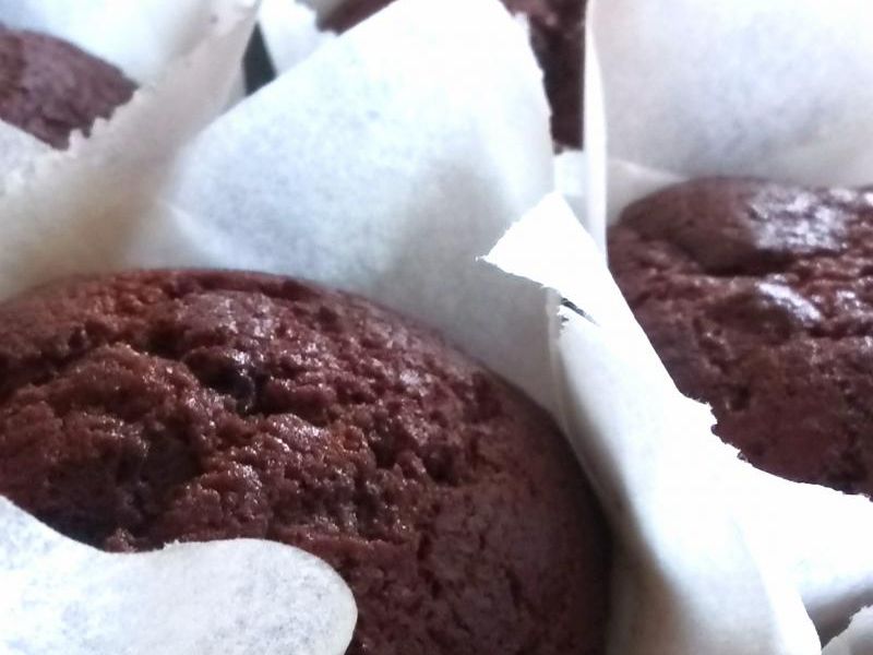Muffins σοκολάτας 
