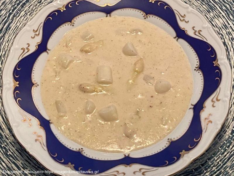 ΣΟΥΠΑ ΒΕΛΟΥΤΕ ΑΠΟ ΑΣΠΡΑ ΣΠΑΡΑΓΓΙΑ 