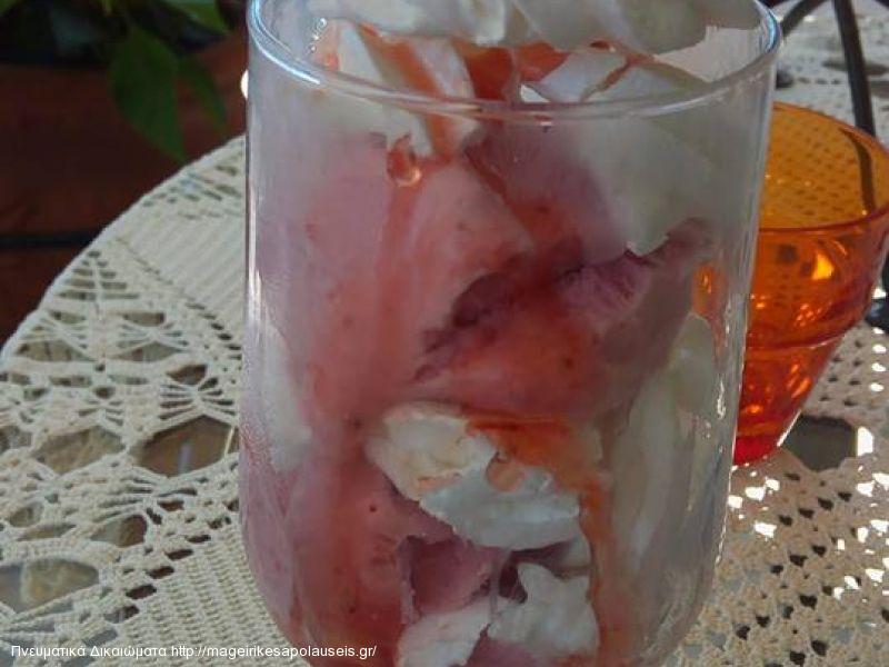 Παγωτό παύλοβα