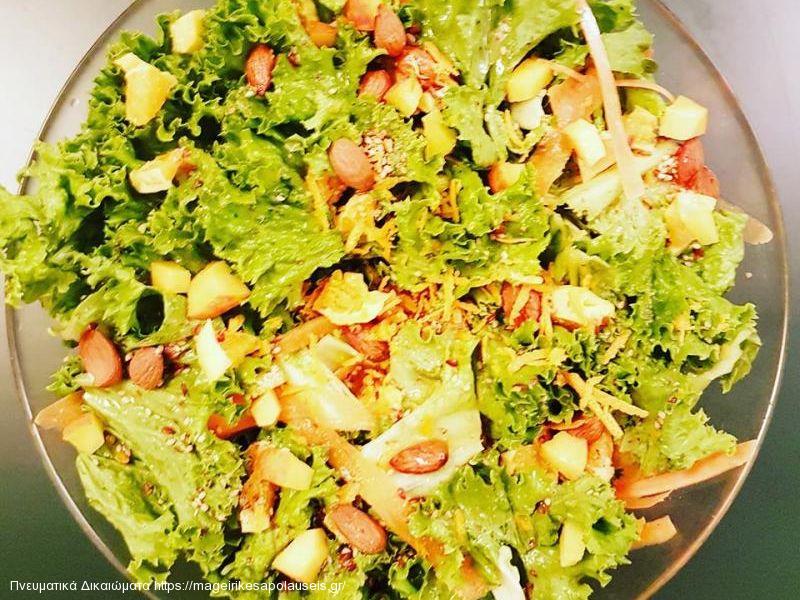 ΣΑΛΑΤΑ με Όσπρια και Πορτοκάλι