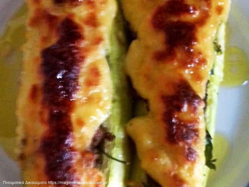 Κολοκυθάκια με κιμά και μπεσαμελ