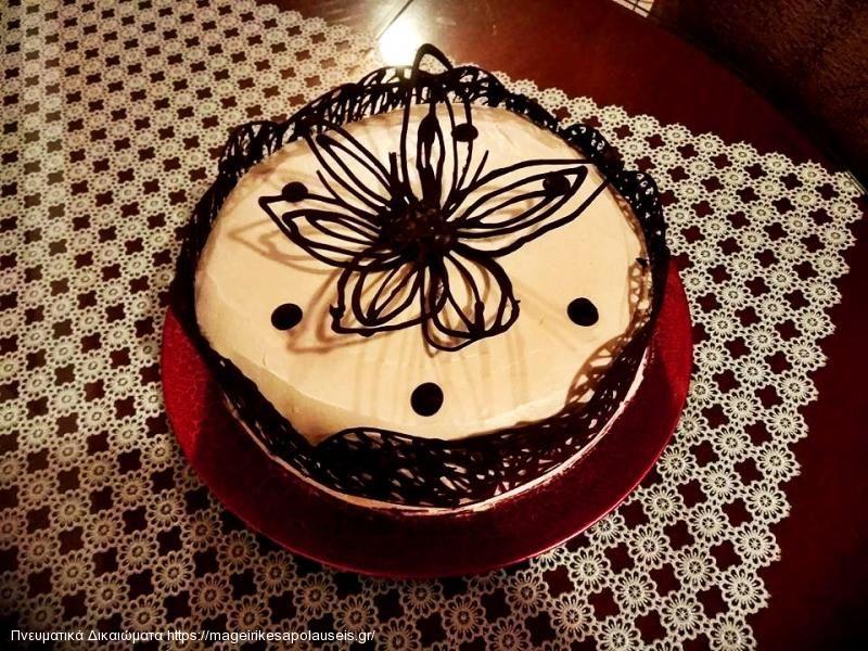 Τούρτα ανάμεικτη νουτέλα - καραμέλα