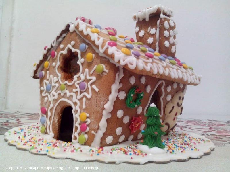 Χριστουγεννιατικο μπισκοτοσπιτο