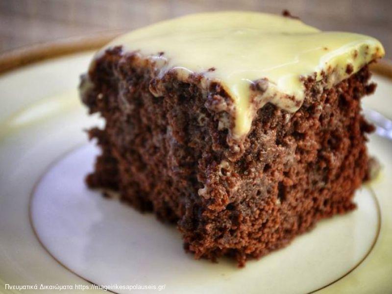 Σοκολατόπιτα υγρή