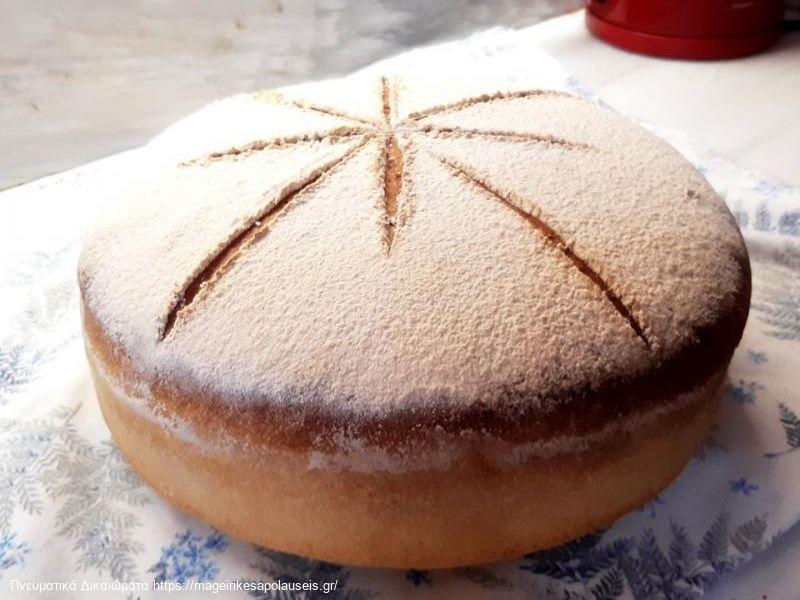 Ψωμι με προζυμι & δυο διαφορετικα αλευρα