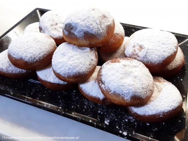 Ντονατς με γεμιση πραλινα