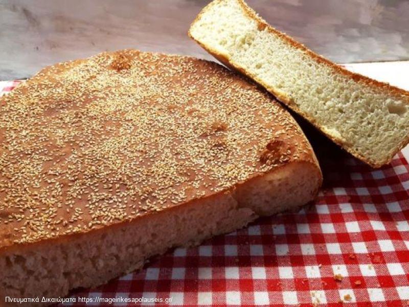 Ψωμι χωρις ζυμωμα (της γιαγιας)