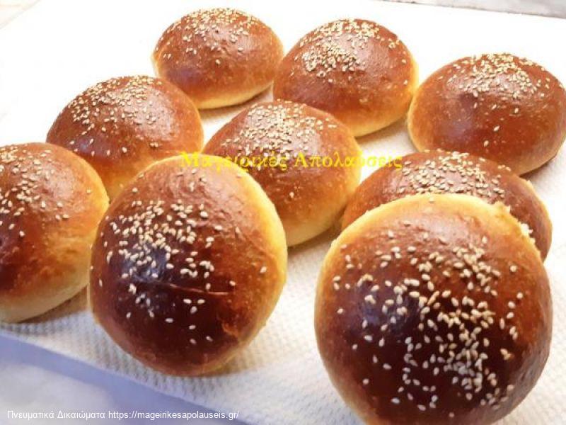 Ψωμάκια για μπέργκερ η σάντουιτς