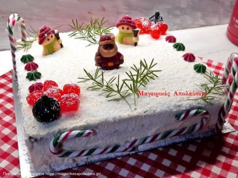 Χριστουγεννιάτικο κέικ η κέικ εορτών