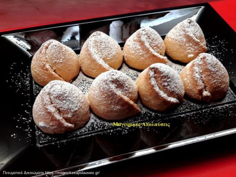 Μπισκότα γεμιστά με μήλο