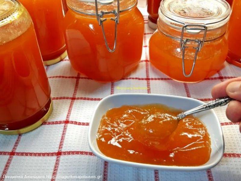 Μαρμελάδα βερίκοκο, αποστείρωση βάζων