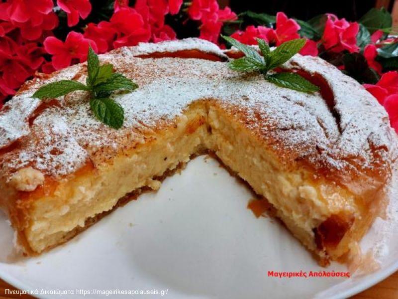 Γαλατόπιτα με φύλλο κρούστας. Τραγανο φύλλο, ανάλαφρη & νόστιμη.