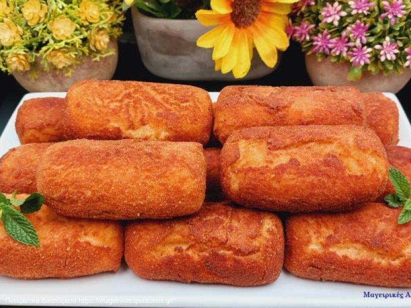 Κροκέτες Πατάτας γεμιστές με τυρί