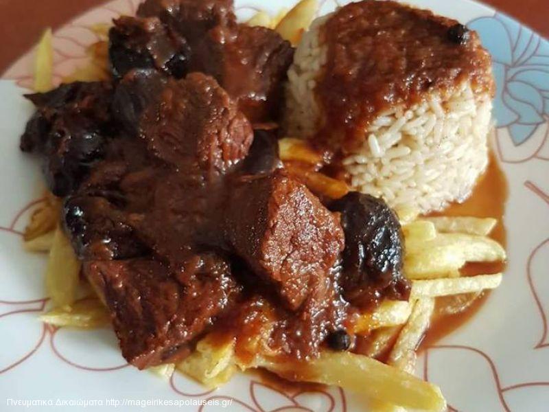 ΜΟΣΧΑΡΑΚΙ ΜΕ ΔΑΜΑΣΚΗΝΑ