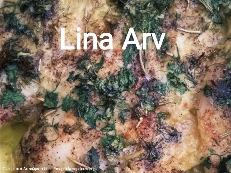 Φιλέτο Παγκάσιους στο φούρνο με αρωματικά βότανα και σάλτσα λεμόνι και μουστάρδας της Λίνας